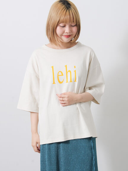 【接触冷感】ロゴプリントビッグTシャツ（オフホワイト/チャコールグレー/ベージュ）｜Samansa Mos2（サマンサ モスモス）通販
