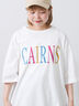 【接触冷感】ロゴプリントビッグTシャツ（オフホワイト/チャコールグレー/ベージュ）｜Samansa Mos2（サマンサ モスモス）通販