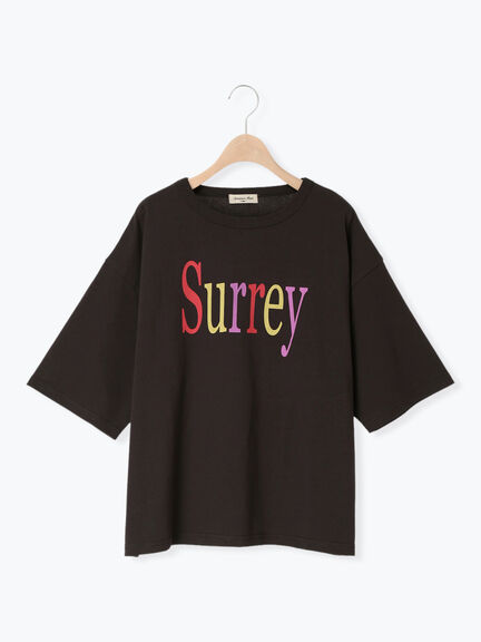 【接触冷感】ロゴプリントビッグTシャツ（オフホワイト/チャコールグレー/ベージュ）｜Samansa Mos2（サマンサ モスモス）通販