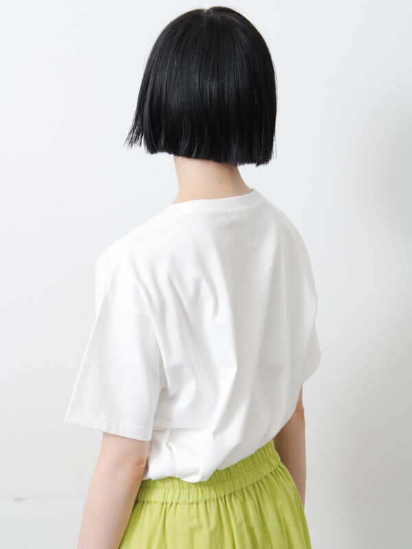 セール】 ◇【接触冷感】アソート箔プリントTシャツ（オフホワイト