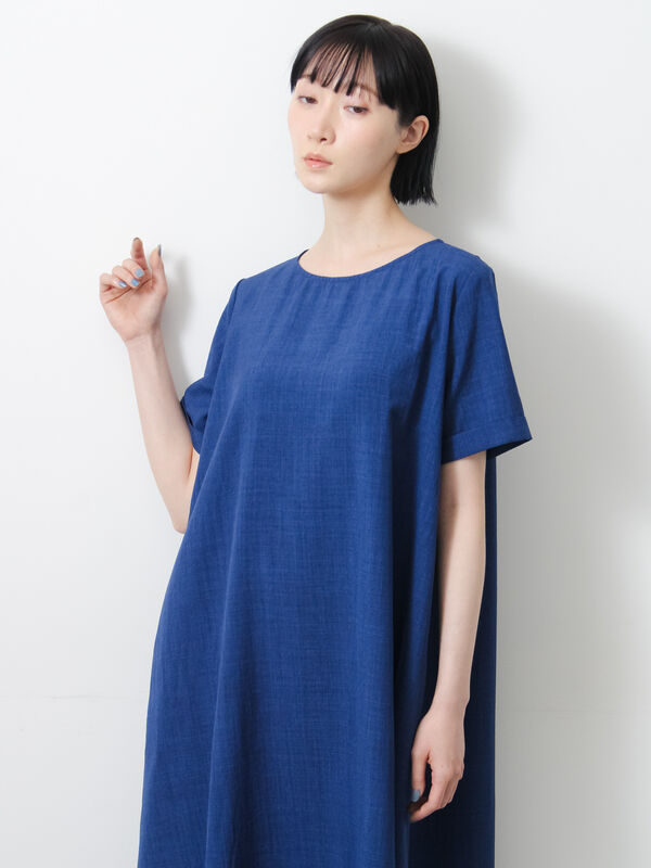 期間限定】 ◇【接触冷感/吸水速乾】リネンタッチマキシワンピース