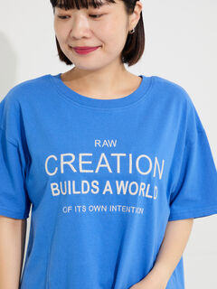 セール】 【接触冷感】刺繍ロゴTシャツ（オフホワイト/ブラック/ブルー