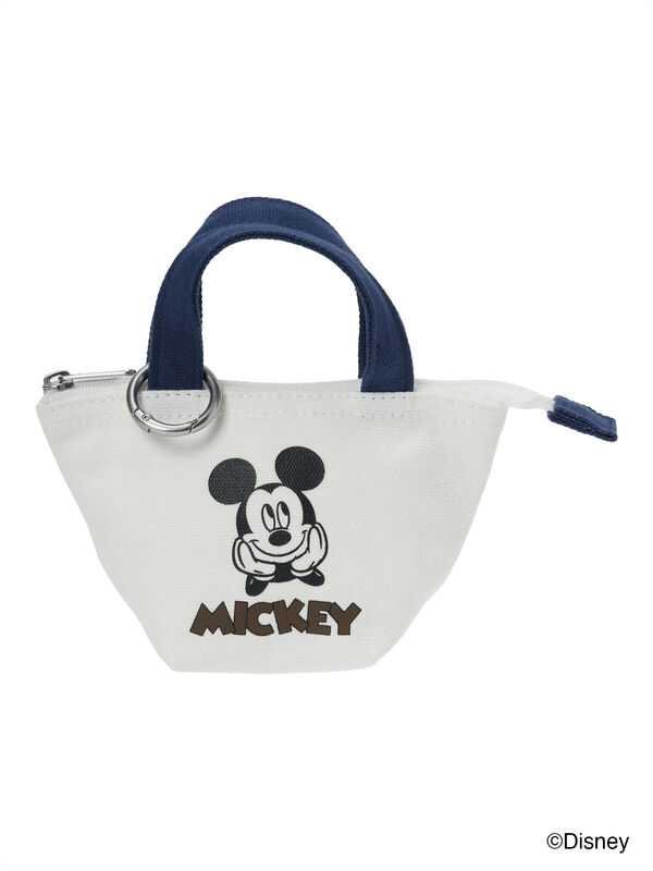 セール】 【Disney】ミッキーマウス/トートバッグキーホルダーB（オフ