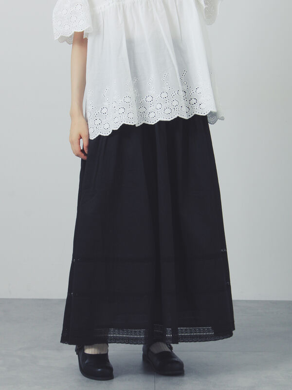 MONSE 2020AW スカート MONSE 2020AW スカート 洗える】ニュアンスドレープカットスカート(膝