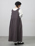 【Cross×Linen】ふんわり前後着ジャンスカ（チャコールグレー/レッド/ベージュ/キナリ）｜Samansa Mos2（サマンサ モスモス）通販