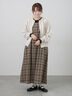 【Cross×Linen】ふんわり前後着ジャンスカ（チャコールグレー/レッド/ベージュ/キナリ）｜Samansa Mos2（サマンサ モスモス）通販