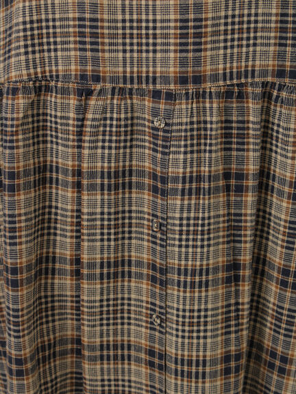 【Cross×Linen】ふんわり前後着ジャンスカ（チャコールグレー/レッド/ベージュ/キナリ）｜Samansa Mos2（サマンサ モスモス）通販