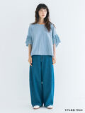 【kazumi×Samansa Mos2】バテンレースカットソー《WEB限定カラーあり》（サックスブルー）｜Samansa Mos2（サマンサ モスモス）通販