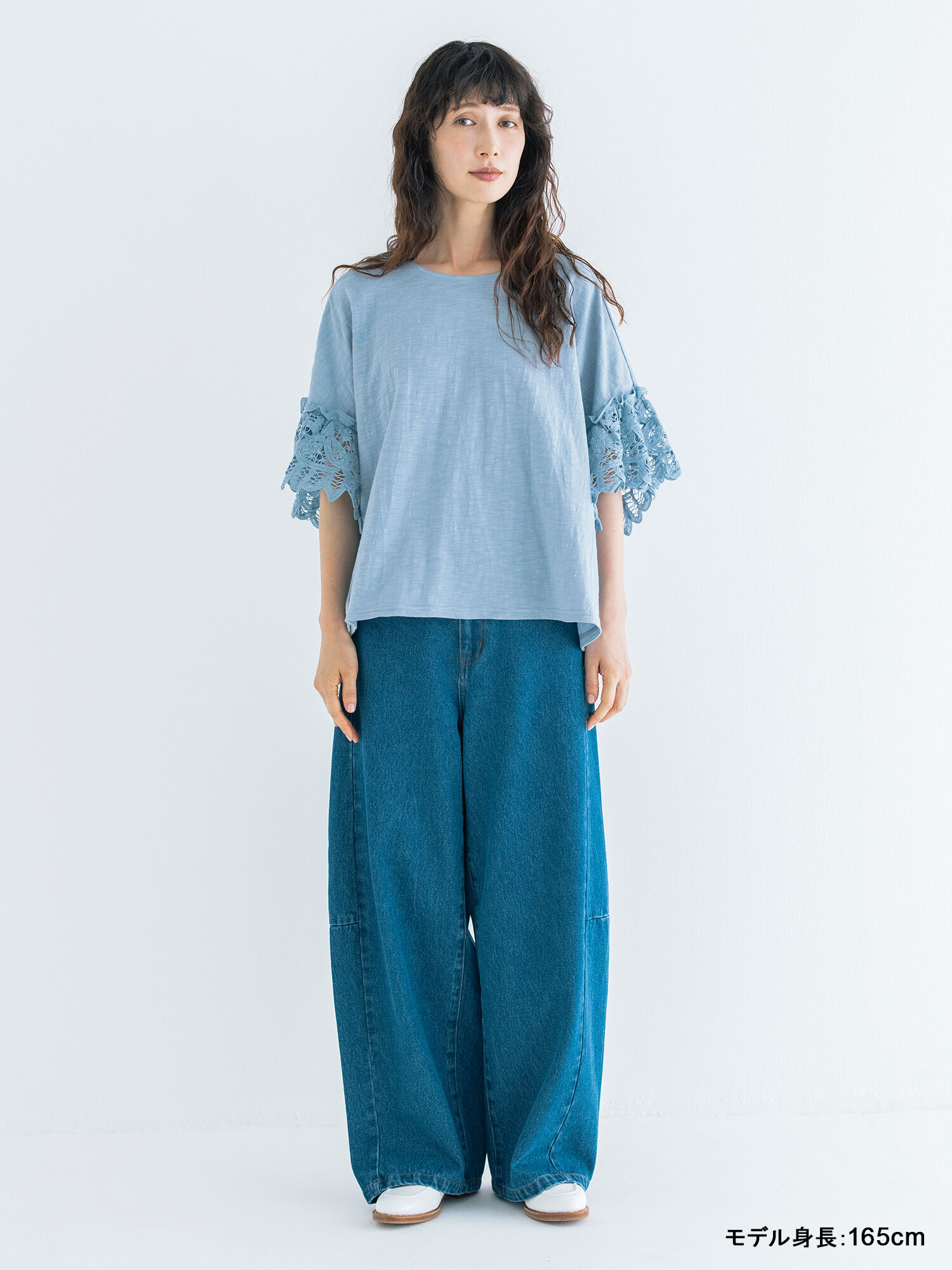 kazumi×Samansa Mos2】バテンレースカットソー《WEB限定カラーあり