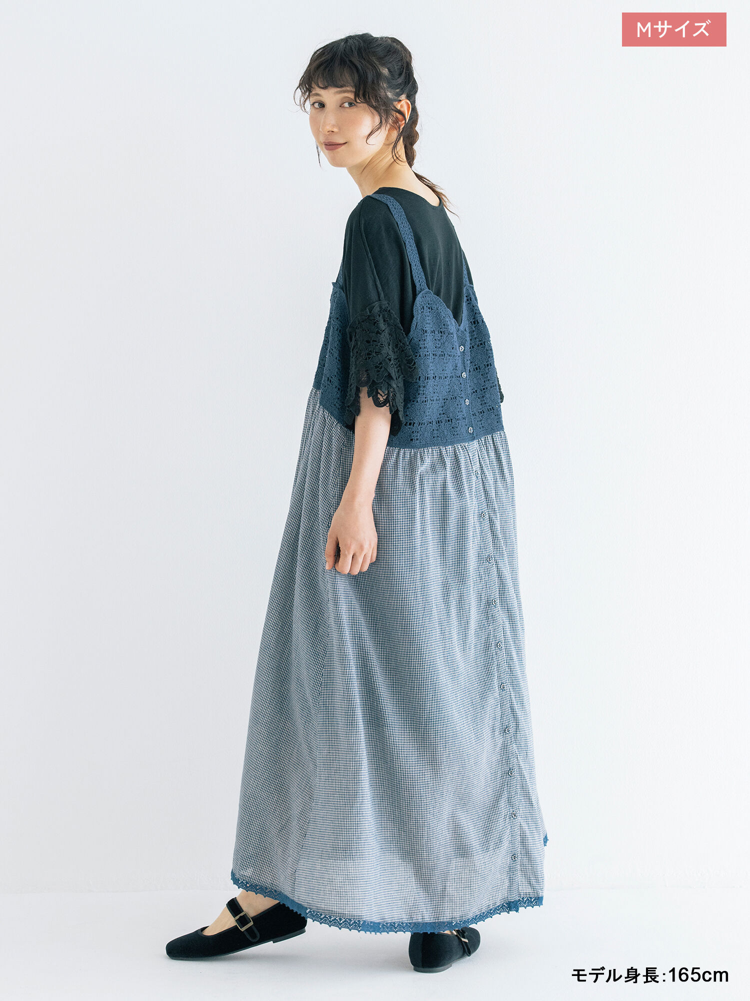 M〉【kazumi×Samansa Mos2】キャミワンピース《WEB限定カラーあり