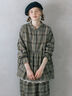 【Cross×Linen】ふんわりチュニック（チャコールグレー/レッド/ベージュ/キナリ）｜Samansa Mos2（サマンサ モスモス）通販