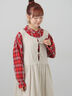【Cross×Linen】ふんわりチュニック（チャコールグレー/レッド/ベージュ/キナリ）｜Samansa Mos2（サマンサ モスモス）通販