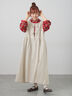 【Cross×Linen】ふんわりチュニック（チャコールグレー/レッド/ベージュ/キナリ）｜Samansa Mos2（サマンサ モスモス）通販