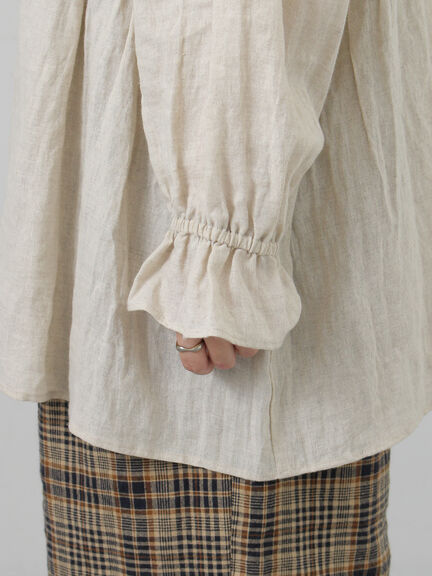 【Cross×Linen】ふんわりチュニック（チャコールグレー/レッド/ベージュ/キナリ）｜Samansa Mos2（サマンサ モスモス）通販