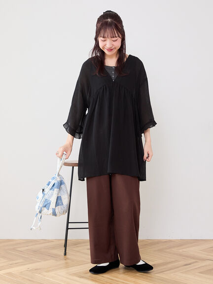 【Cross×Staff】ポーチ付/まんまるポシェット（オフホワイト/チャコールグレー/キャメル）｜Samansa Mos2（サマンサ モスモス）通販