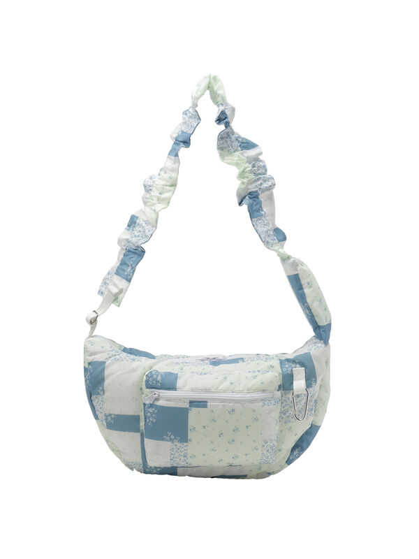 Cross×Staff】ボトルポケ付/ハーフムーンフリルbag（オフホワイト