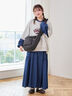 【Cross×Staff】ボトルポケ付/ハーフムーンフリルbag（オフホワイト/チャコールグレー/キャメル）｜Samansa Mos2（サマンサ モスモス）通販