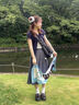 【Cross×Staff】ボトルポケ付/ハーフムーンフリルbag（オフホワイト/チャコールグレー/キャメル）｜Samansa Mos2（サマンサ モスモス）通販