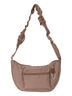 【Cross×Staff】ボトルポケ付/ハーフムーンフリルbag（オフホワイト/チャコールグレー/キャメル）｜Samansa Mos2（サマンサ モスモス）通販