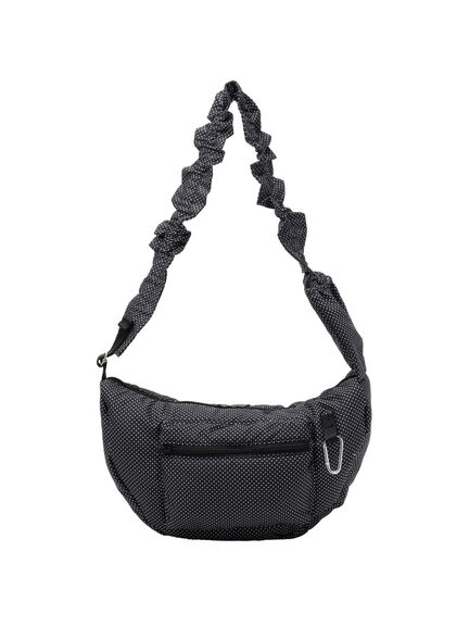 【Cross×Staff】ボトルポケ付/ハーフムーンフリルbag（オフホワイト/チャコールグレー/キャメル）｜Samansa Mos2（サマンサ モスモス）通販