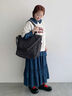 【Cross×Staff】ボトルポケ付/10ポケットトートbag（オフホワイト/チャコールグレー/キャメル）｜Samansa Mos2（サマンサ モスモス）通販