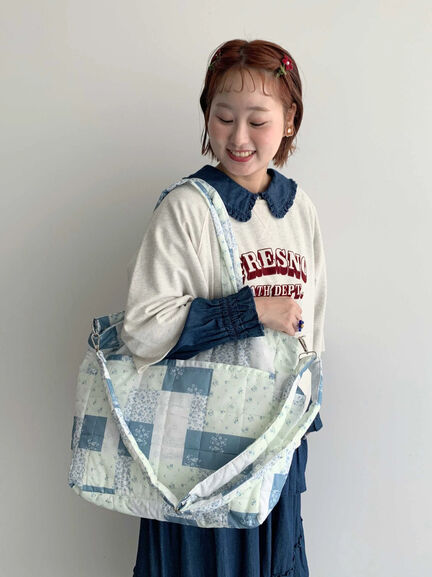 【Cross×Staff】ボトルポケ付/10ポケットトートbag（オフホワイト/チャコールグレー/キャメル）｜Samansa Mos2（サマンサ モスモス）通販