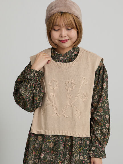 サマンサモスモス  S  未使用ミトン　デニム風柄  linen Samansa Mos2（サマンサ モスモス）公式通販