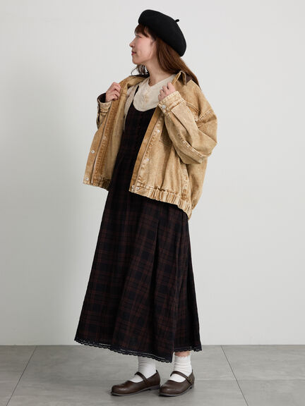 【天神店/EC限定】ボタンいっぱい前後着キャミワンピース（ベージュ/ブラウン/ミント/テラコッタ）｜Samansa Mos2（サマンサ モスモス）通販