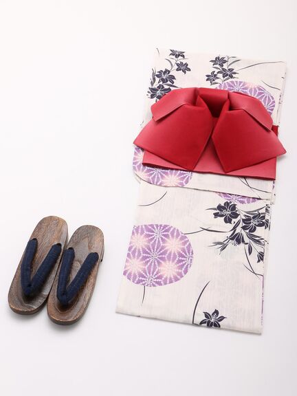 Te chichi しぼり古典柄浴衣