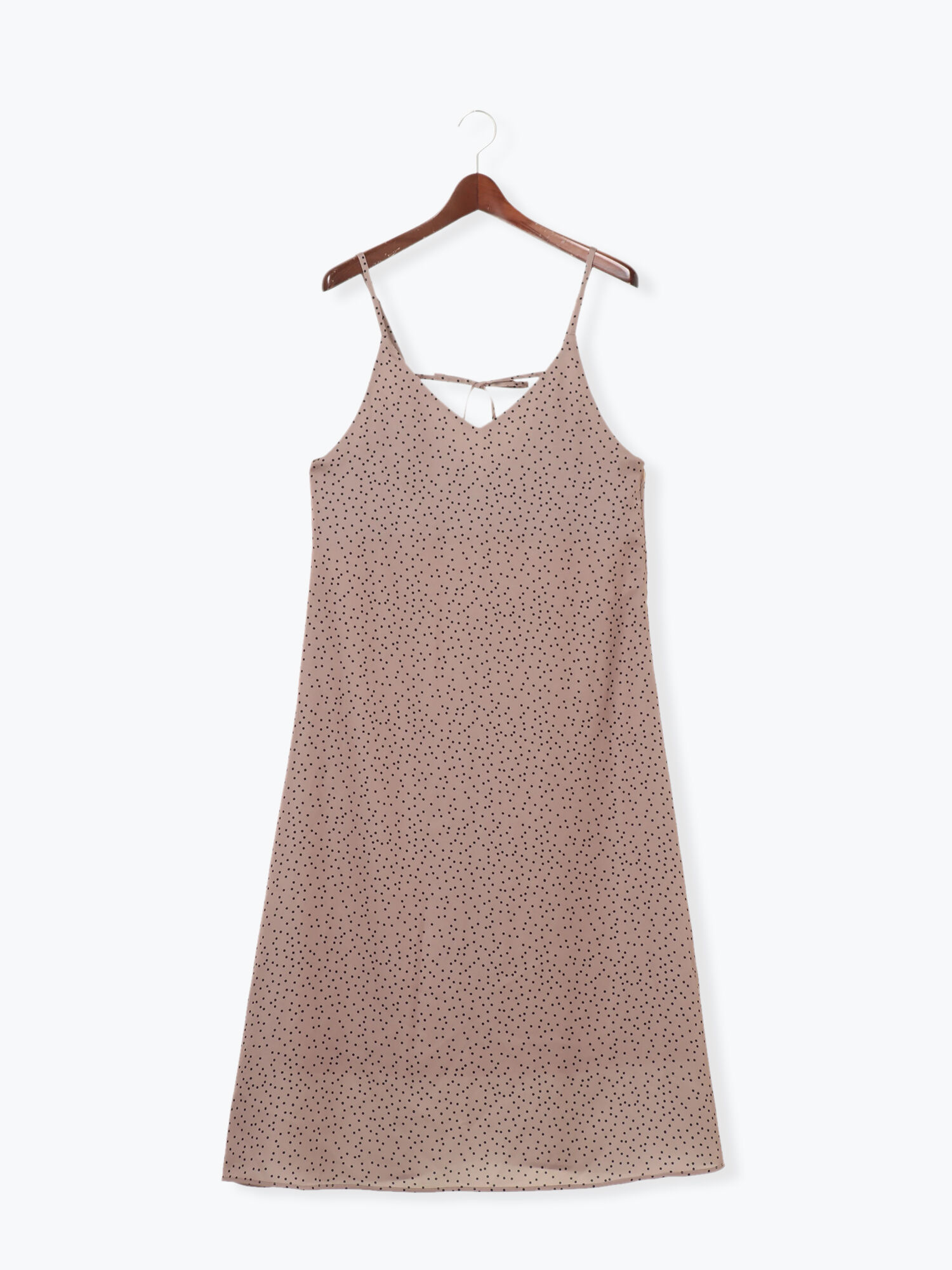 期間限定 サテンドットアソートキャミワンピースns ブラック モカ ブルー ネイビー ワンピース ワンピース Te Chichi テチチ 公式通販