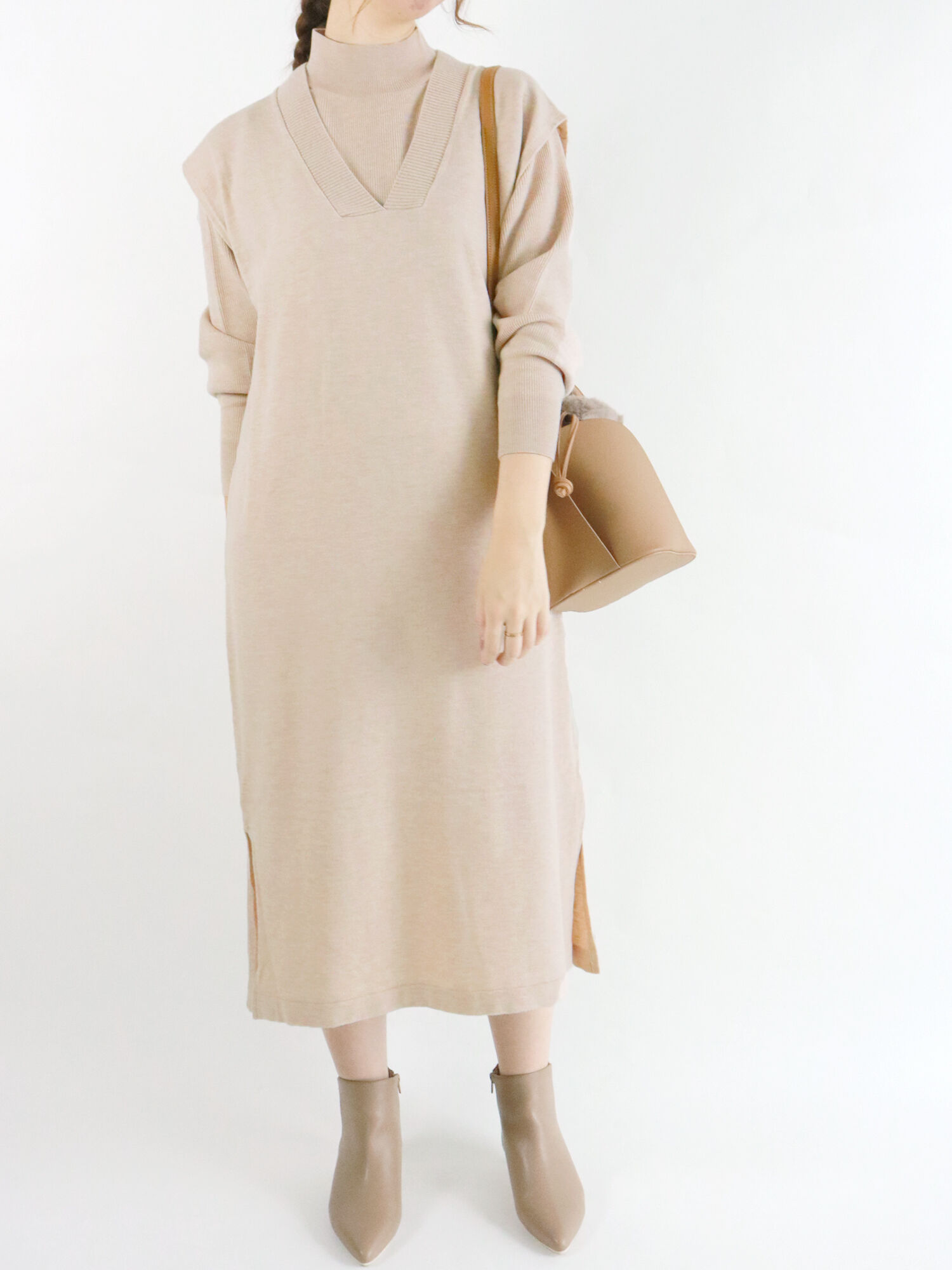 セール ショートニット ベストワンピースセット ベージュ ミント ネイビー ワンピース Te Chichi テチチ 公式通販 セール ショートニット ベストワンピースセット ベージュ ミント ネイビー ワンピース Te Chichi テチチ 公式通販