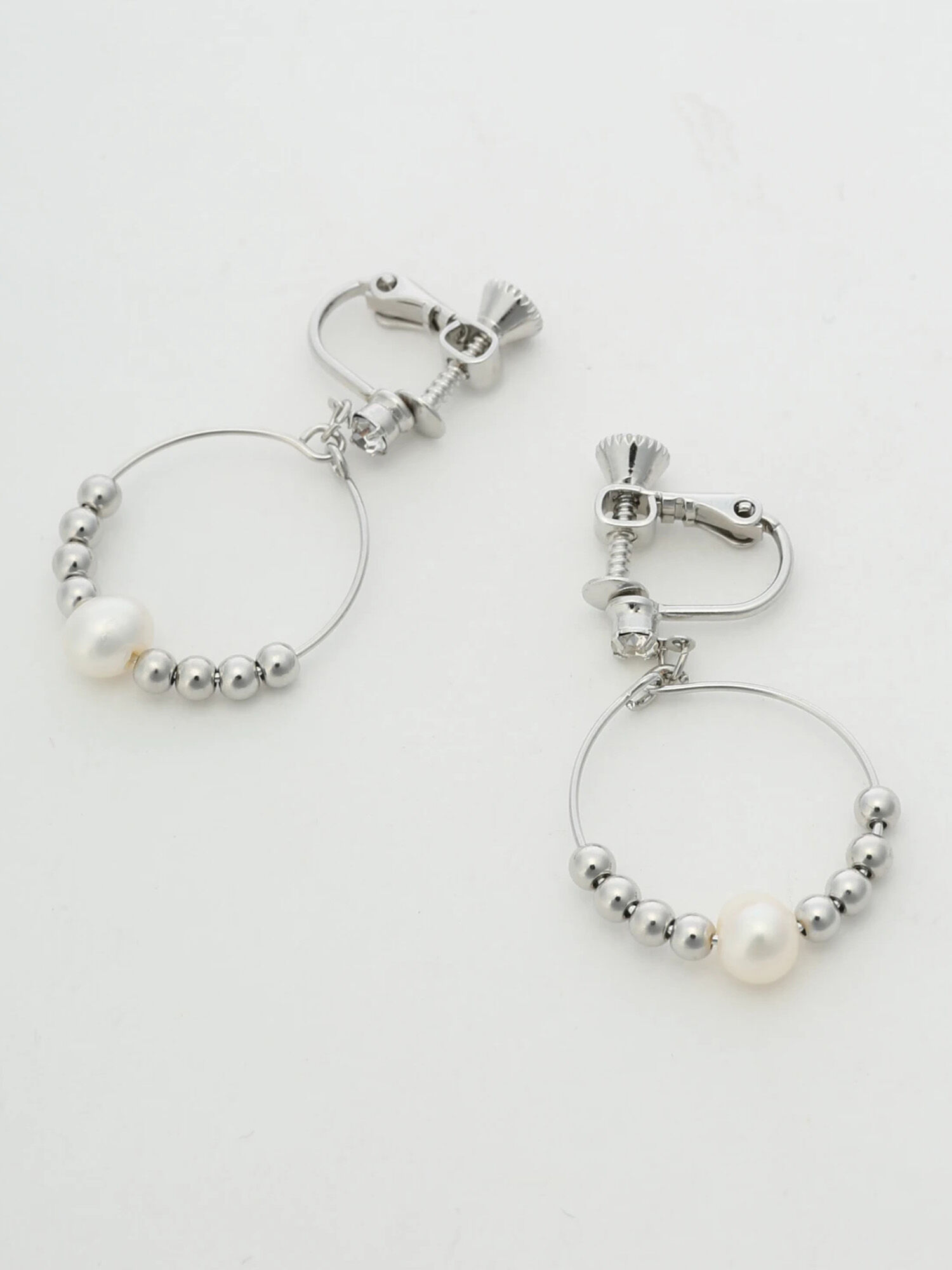 ビーズフープイヤリング シルバー ゴールド アクセサリー ピアス 指輪 Te Chichi テチチ 公式通販