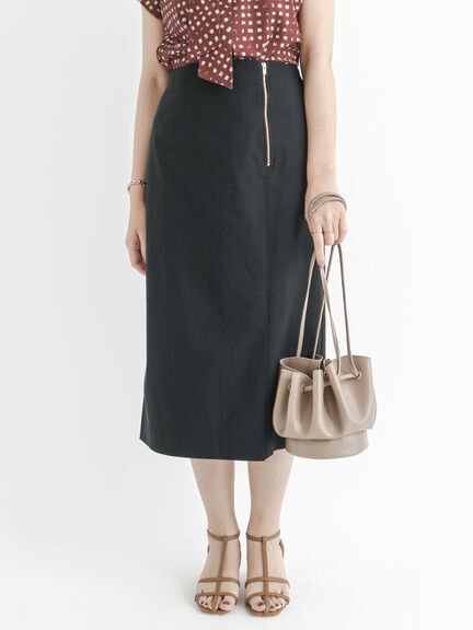 ラップ風ジップタイトスカート（ブラック）｜Te chichi（テチチ）通販