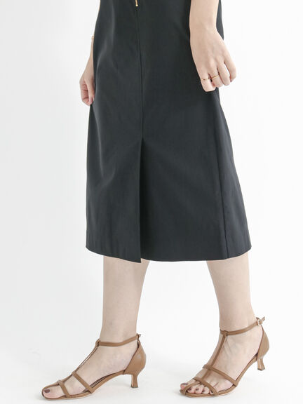ラップ風ジップタイトスカート（ブラック/ブラウン/イエロー）｜Te chichi（テチチ）通販