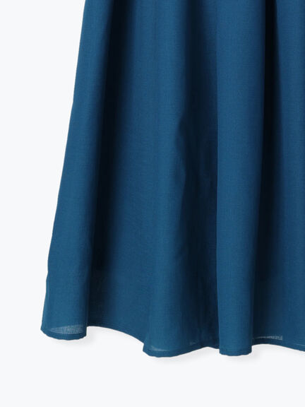 ボイルタックギャザースカート（チャコールグレー/ブラウン/ブルー）｜Te chichi（テチチ）通販