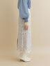 コードレースタイトスカート（オフホワイト/チャコールグレー/ブルー）｜Te chichi（テチチ）通販