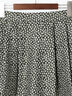 【貴島明日香コラボ】フラワージャカードリバーシブルスカート（ブラック/ネイビー）｜Te chichi（テチチ）通販