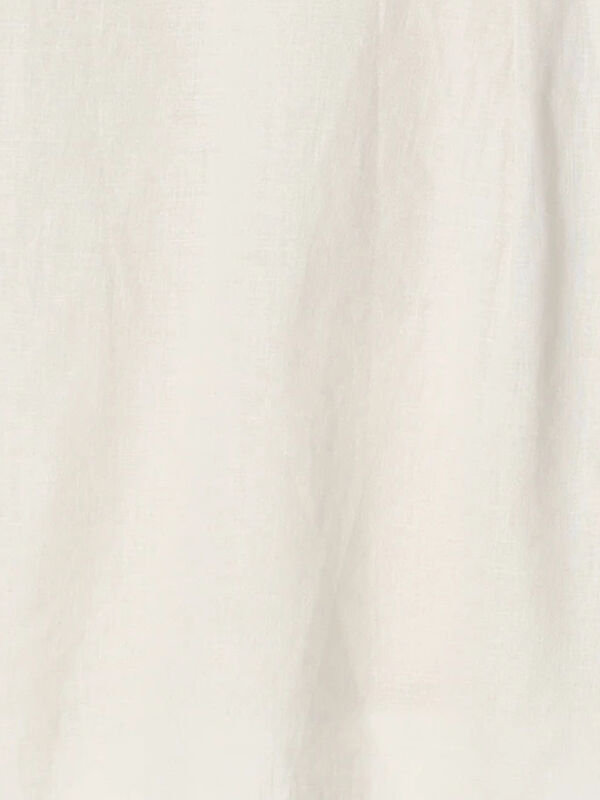 セール】 レーヨンリネン半袖ワークジャケット（オフホワイト/ブラック