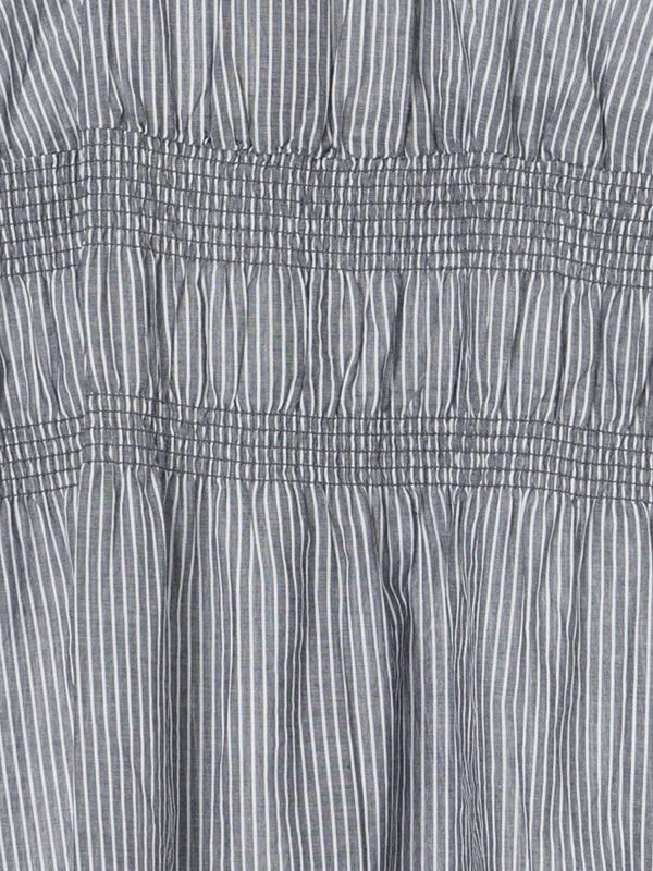 新品】La Totalite シャーリングフリルブラウス F ブラウン