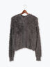 ラメロングシャギーニット（チャコールグレー/ブラック/ベージュ）｜Te chichi（テチチ）通販