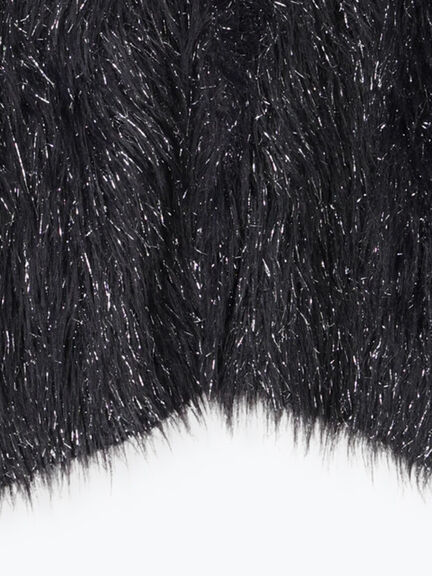 ラメロングシャギーニット（チャコールグレー/ブラック/ベージュ）｜Te chichi（テチチ）通販