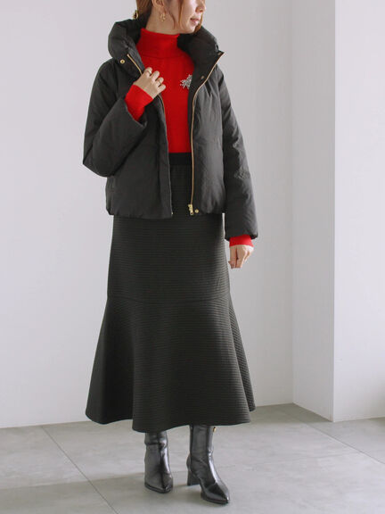 リブタートルネックプルオーバー（オフホワイト/グレー/ブラック/レッド）｜Te chichi（テチチ）通販