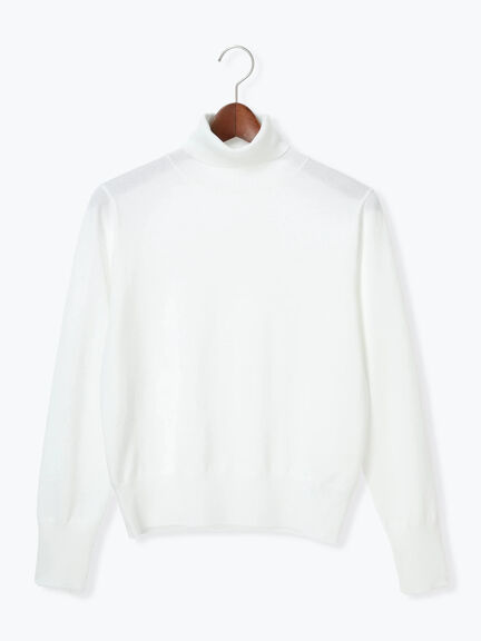 リブタートルネックプルオーバー（オフホワイト/グレー/ブラック/レッド）｜Te chichi（テチチ）通販