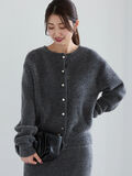 【佐藤晴美着用】ラメシャギークルーカーディガン（チャコールグレー）｜Te chichi（テチチ）通販