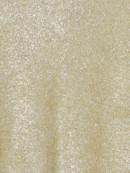 【佐藤晴美着用】ラメシャギークルーカーディガン（シルバー/チャコールグレー/ゴールド）｜Te chichi（テチチ）通販