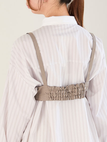 リバーシブルレイヤードショートビスチェ（グレー/ブラック）｜Te chichi（テチチ）通販