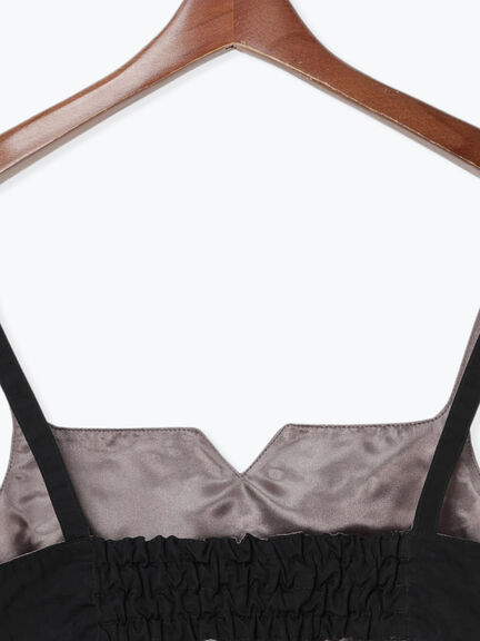 リバーシブルレイヤードショートビスチェ（グレー/ブラック）｜Te chichi（テチチ）通販