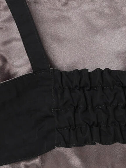 リバーシブルレイヤードショートビスチェ（グレー/ブラック）｜Te chichi（テチチ）通販