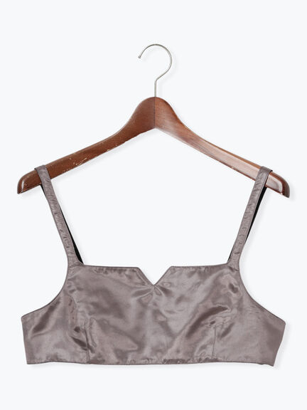 リバーシブルレイヤードショートビスチェ（グレー/ブラック）｜Te chichi（テチチ）通販