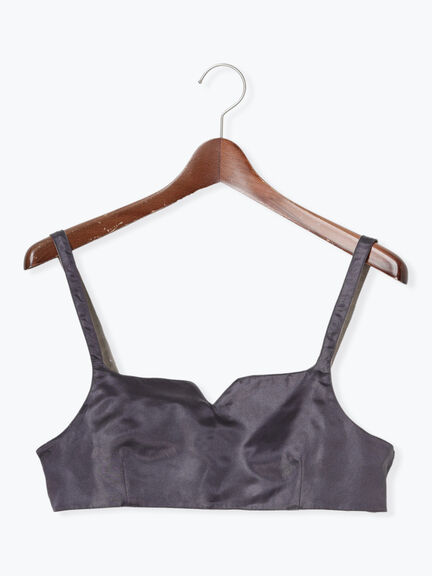 リバーシブルレイヤードショートビスチェ（グレー/ブラック）｜Te chichi（テチチ）通販